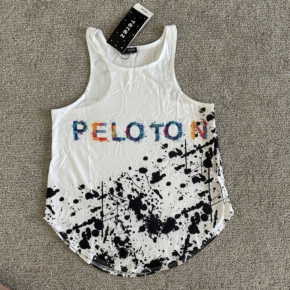 NWT Terez Splatter‎ Tank Peloton Size XS